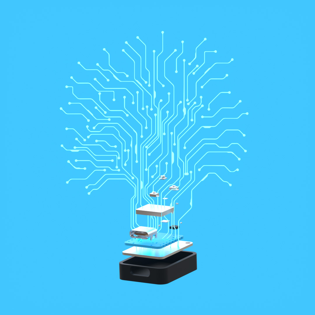 Trust Anchor on a blue background showing its rendering