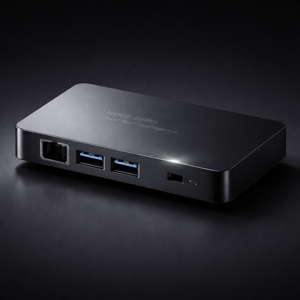 NODE ZERO local-first intelligence — edge hub